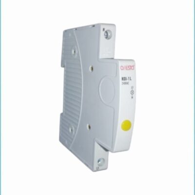 ONESTO 9mm YELLOW LED Indicator DIN Rail 240V AC