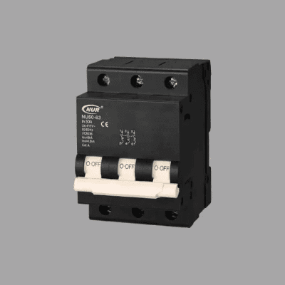 80A 3 Pole AC Breaker 6ka