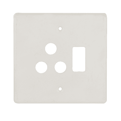 Plug Cover with 1 Socket and switch