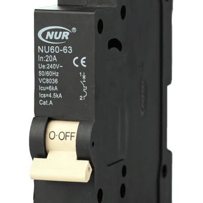 20A Mini Circuit Breaker 1 Pole AC